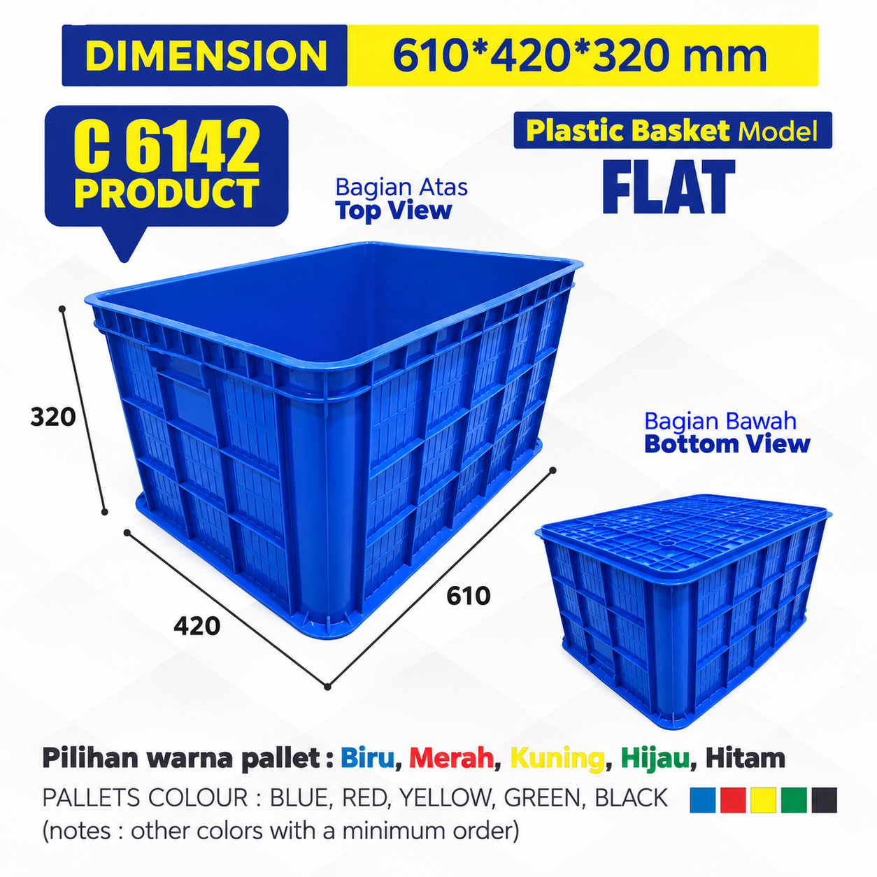 Keranjang C6142 Biru