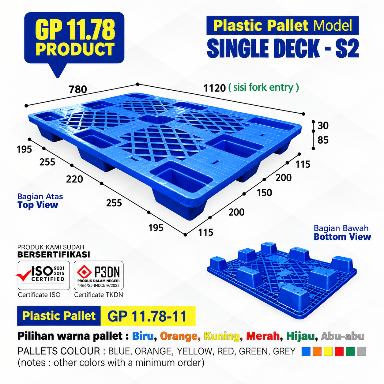 Pallet GP.11.78.11 Biru